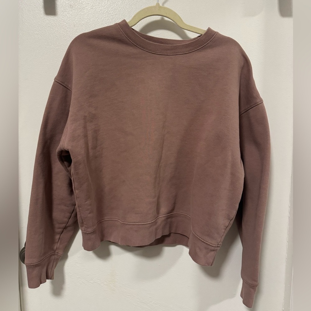 Girlfriend Collective Taro 50/50 relaxed fit crewneck sweatshirt